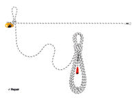 Petzl GRILLON linea vita - Ancoraggi