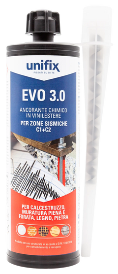 مرساة كيميائية من الفينيل إستر Evo 3.0 400 ml للمسدس Unifix
