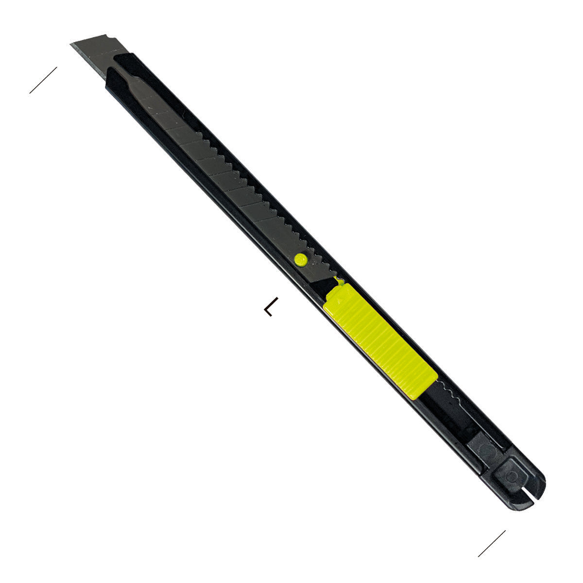 Cutter Black Blade corpo in metallo Metrica