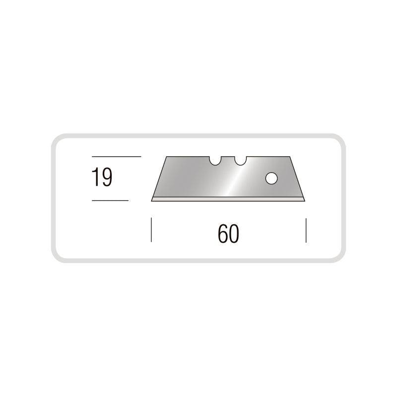 Cutter in metallo (rientro lama) Metrica