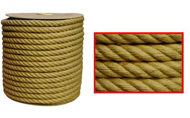 FUNE IN JUTA 55 G/M RT. 200 M 8 MM Vigor