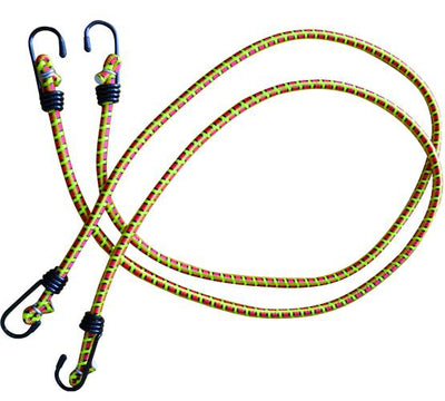 CORDE ELASTICHE SET 2PZ GANCI ACCIAIO 8X2000 MM Vigor