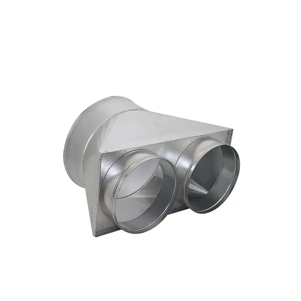 Heylo Uscita 2 vie – 1 x Ø420 mm a 2 x Ø305 mm per riscaldatore Heylo K 50 Dantherm Group