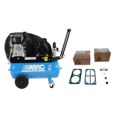 Expert A29B CM2 - Compressore a pistone - Avviamento a cinghia - Monofase - serbatoio 50l + PERFORMANCE KIT per gruppi pompanti Abac