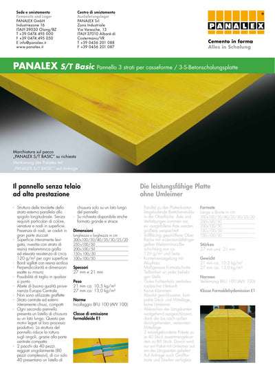 Scheda Panalex