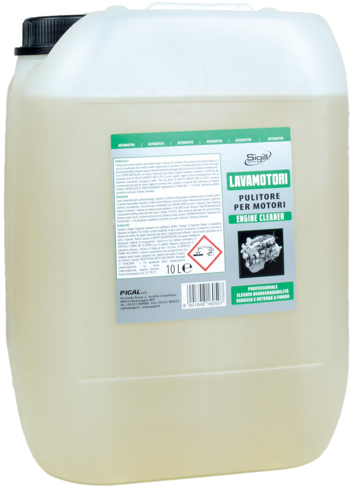 Sigill Lavamotori - Prodotti per auto - NPT Sigill
