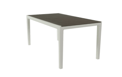 Tavolo da giardino Harmony 160x90 cm bianco/cappuccino effetto legno Keter