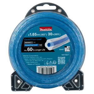 1917U5-1 Filo in nylon Four-Leaf ricoperto 1.65mm blue Makita