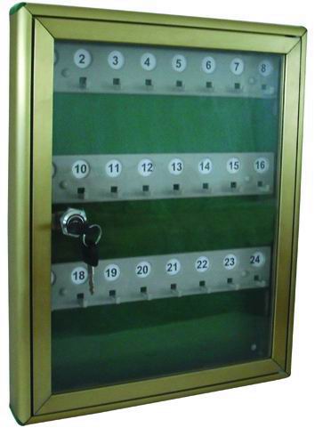 Bacheche Portachiavi Vigor Alluminio 24 Posti 29X37X4 Cm