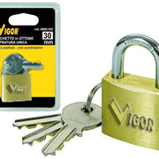 Candados Vigor Latón Cifrado Único 30 Mm