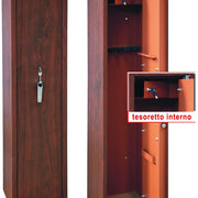 Armadi Portafucili 5 Post Effetto Legno 30X25X145H Vigor