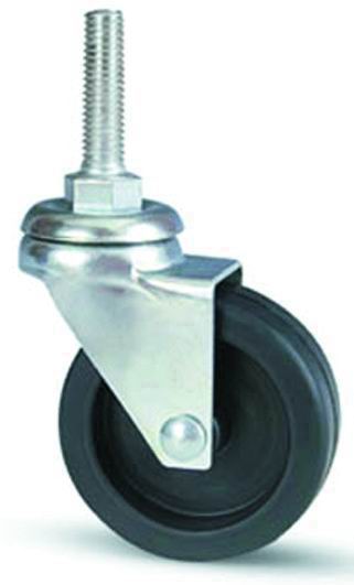 Vigor Ruote A Forcella Acciaio Perno Filetto 8Ma 40X17 Mm