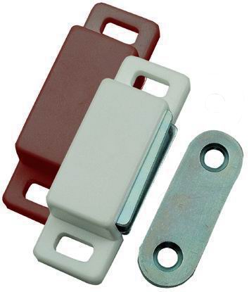 Cricchetti Magnetici Vigor Rettan.Piastra 2Fori Marrone