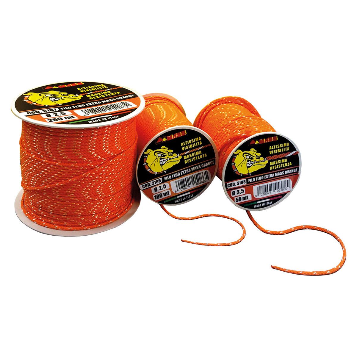 Filo Fluo Extra Mass Arancio - Tracciatura