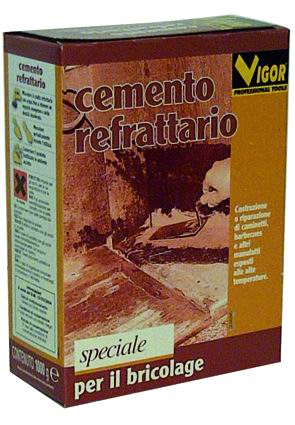 Cemento Refrattario Vigor In Scatola 1 Kg