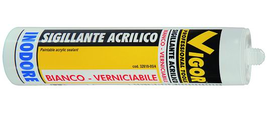 Sigillante Vigor Acrilico-1 Bianco 310 Ml