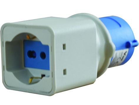 Adattatori Industriali Vigor 2P-16A+T Cee-Schuko
