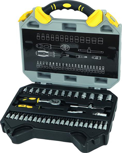 Cassette Vigor Chiavi Bussola Crv 1/4" Exagonal Pezzi 40