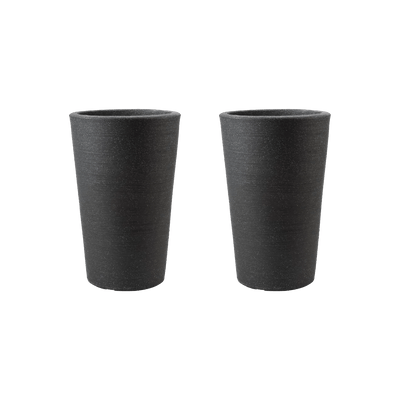Varese Medium Planter 35cm Set of 2 - Granite Keter