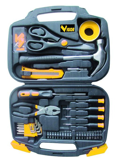 Set Utensili Valigia Vigor Art. Vau-V124 Pezzi 124