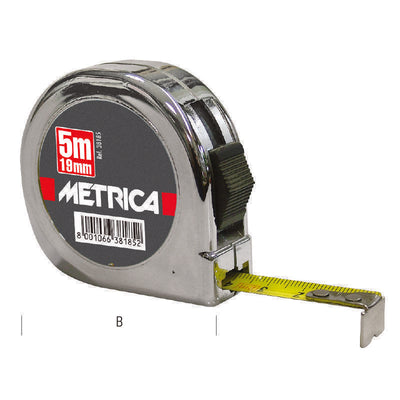 Tascabile cromato Metrica - Misura di Lunghezze