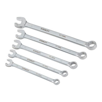 Set 5 Chiavi Combinate a Cricchetto (4-95-659) Stanley