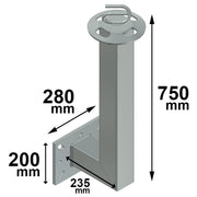 Torretta per bordi CSC Edilizia 403-75H