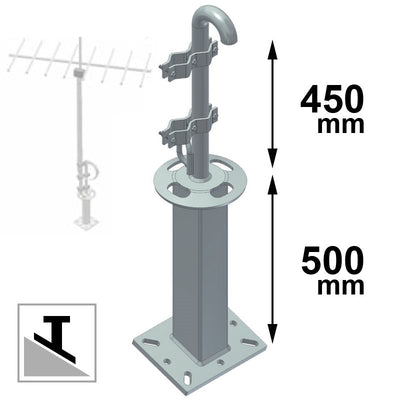 Torreta base inclinada tipo A – C 404-50A CSC Edilizia