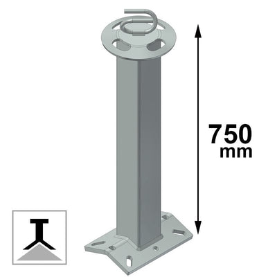 Torreta base de doble inclinación tipo A – C 406-75 CSC Edilizia