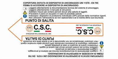 Cartello punto di salita 420 CSC Edilizia