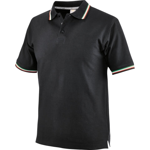 471033 POLO TRICOLORE - DPI e Sicurezza - Neri