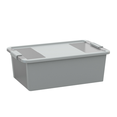 Contenitore con coperchio Bi Box M 26 L 55x35x19 cm grigio street Keter