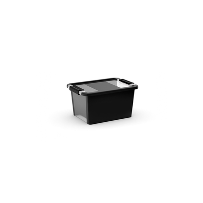 Contenitore con coperchio Bi Box S 11 L 36,5x26x19 cm nero Keter