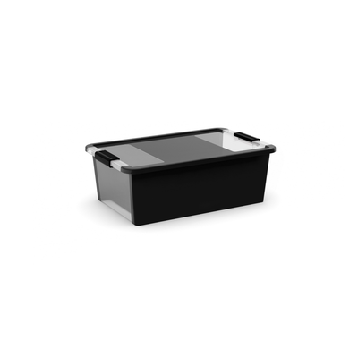 Contenitore con coperchio Bi Box M 26 L 55x35x19 cm nero Keter