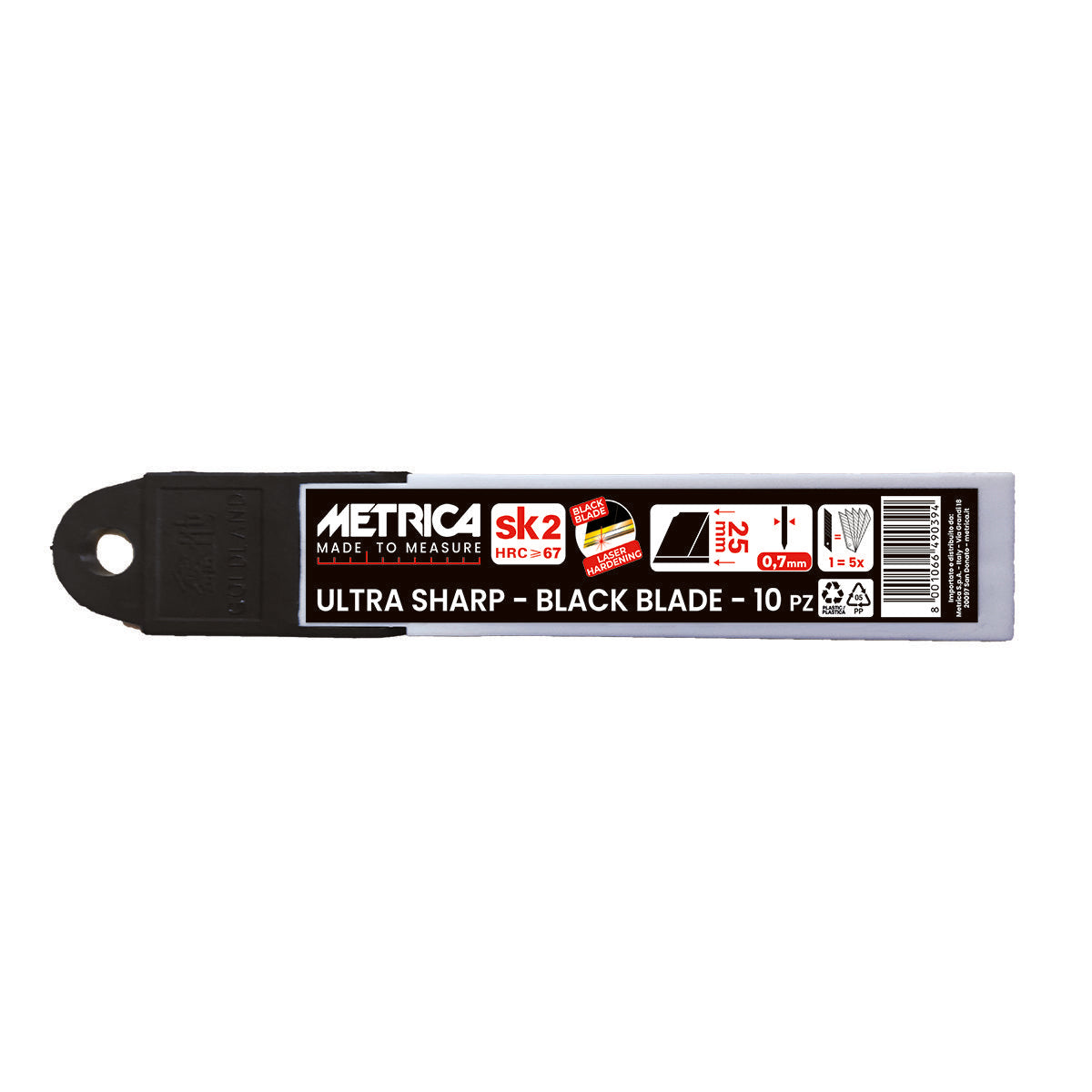 Lame ricambio 120x25x0,7 mm Metrica
