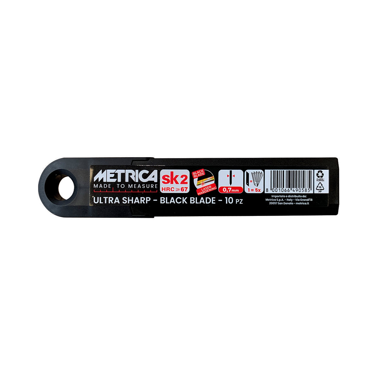 Lame ricambio 100x18x0,7 mm Metrica