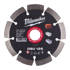 DSU diamond disc - specific for wall chasers Milwaukee