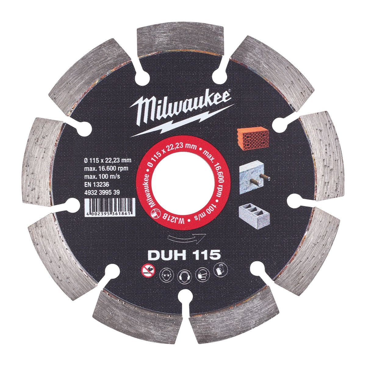 Disco diamantato DUH - MATERIALI DURI Milwaukee