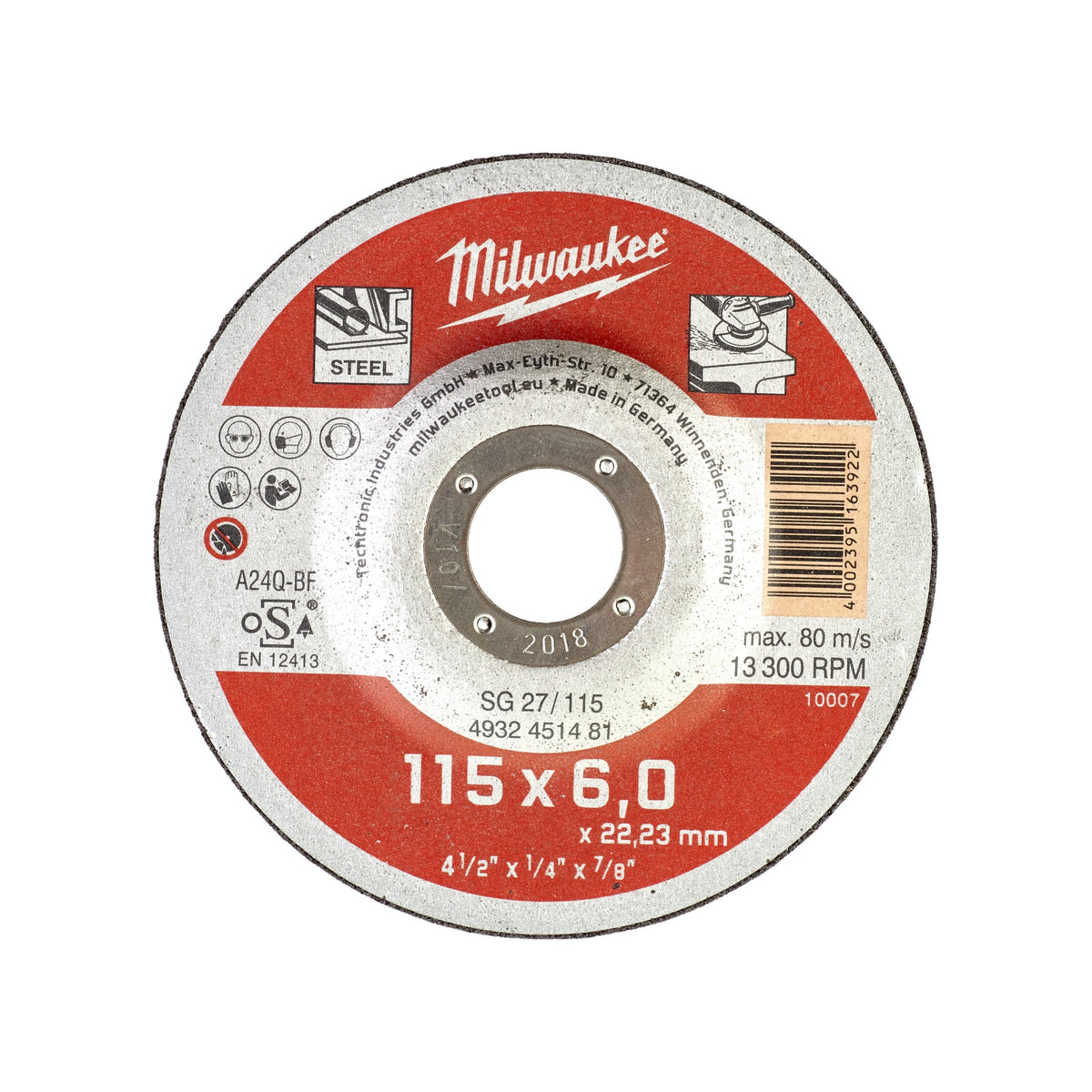 Dischi da sbavo CONTRACTOR Milwaukee