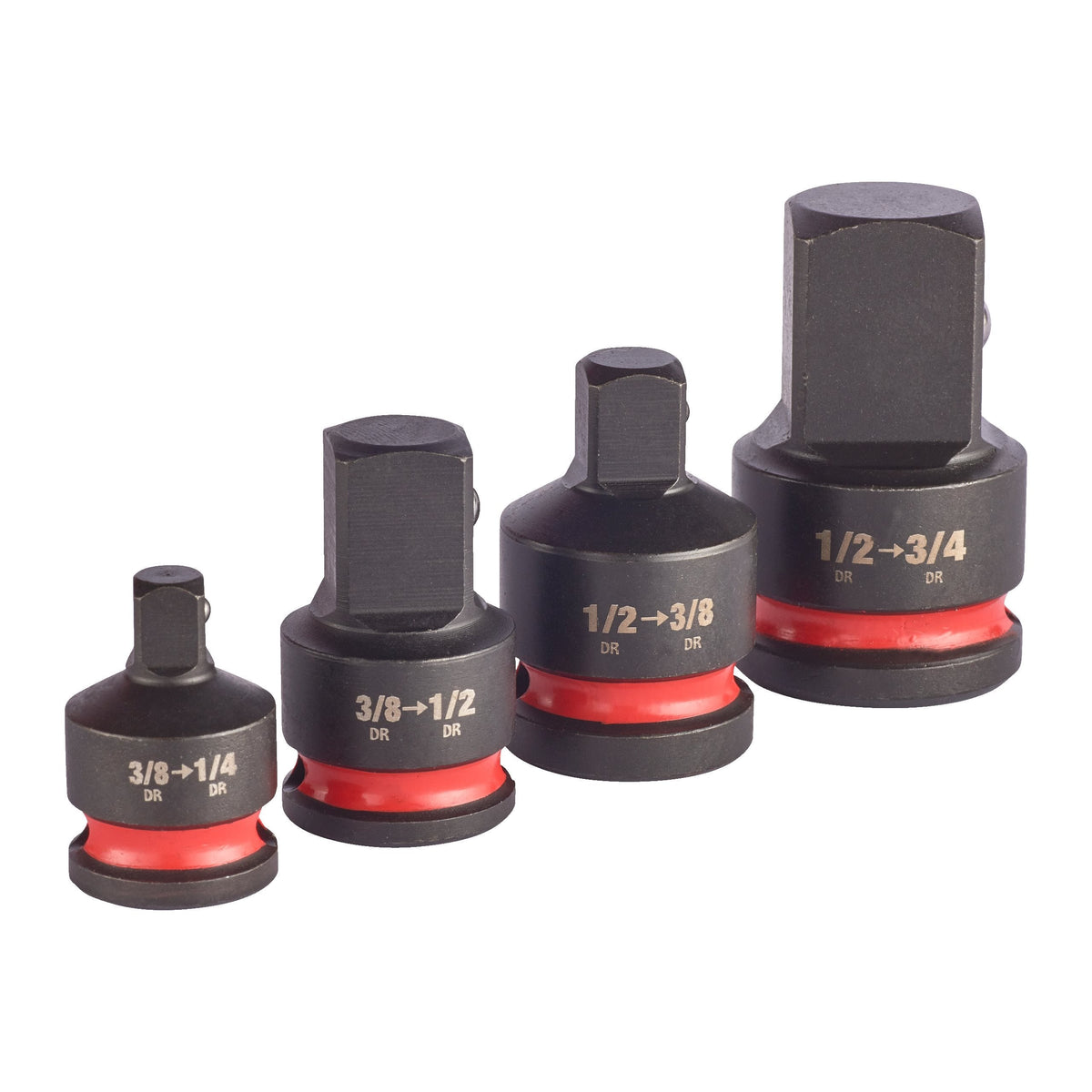 Impact socket square adaptor set Milwaukee