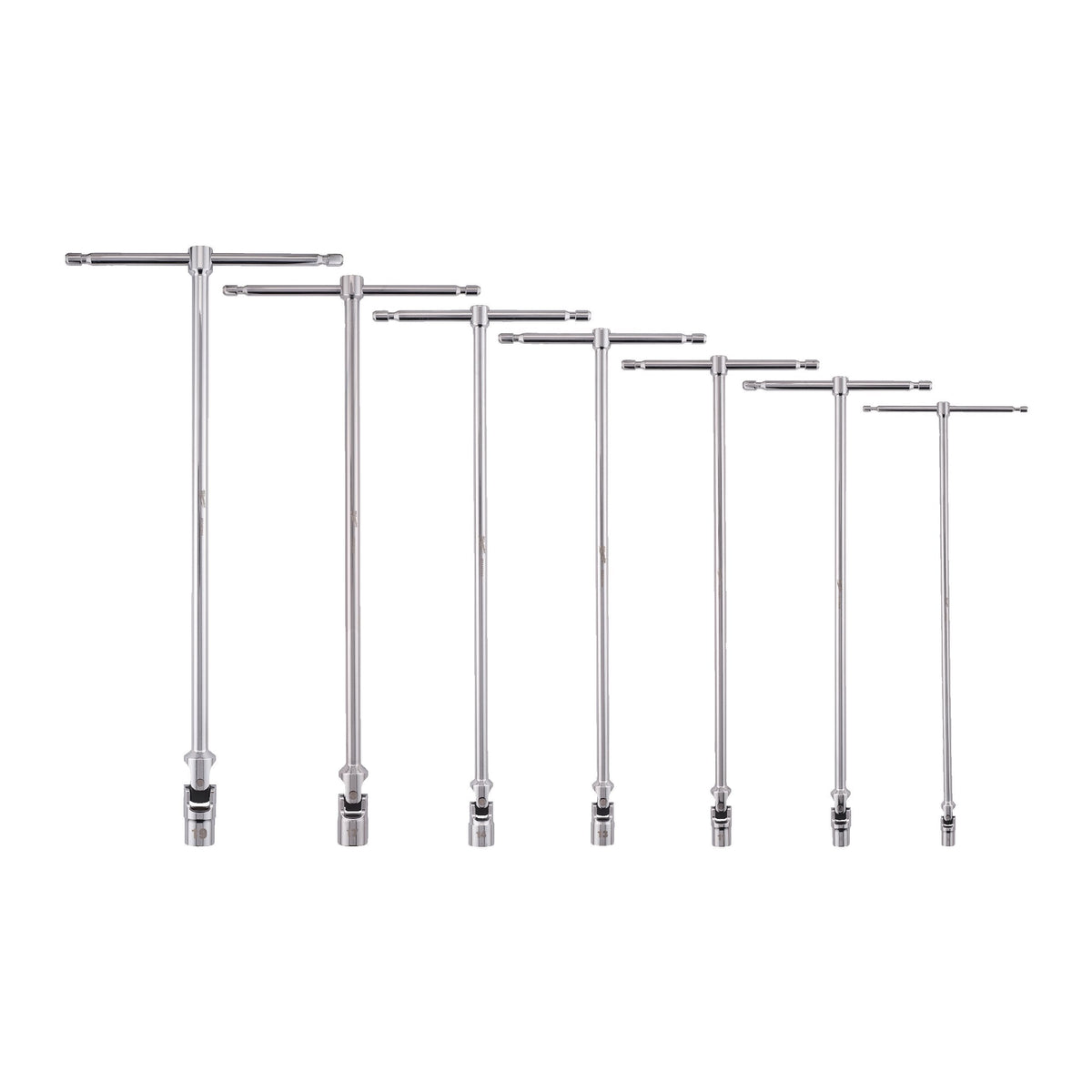 Set chiavi a T con bussola esagonale snodata - 7 pezzi Milwaukee