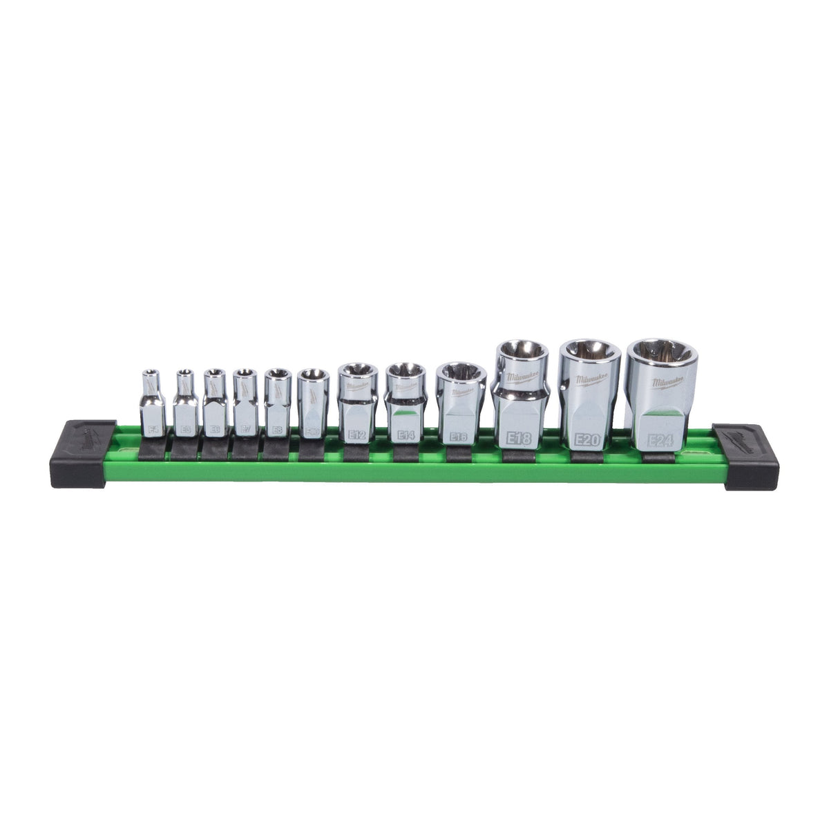 Set bussole a mano E-TORX da ¼″,⅜″,½″ - 12 pz Milwaukee