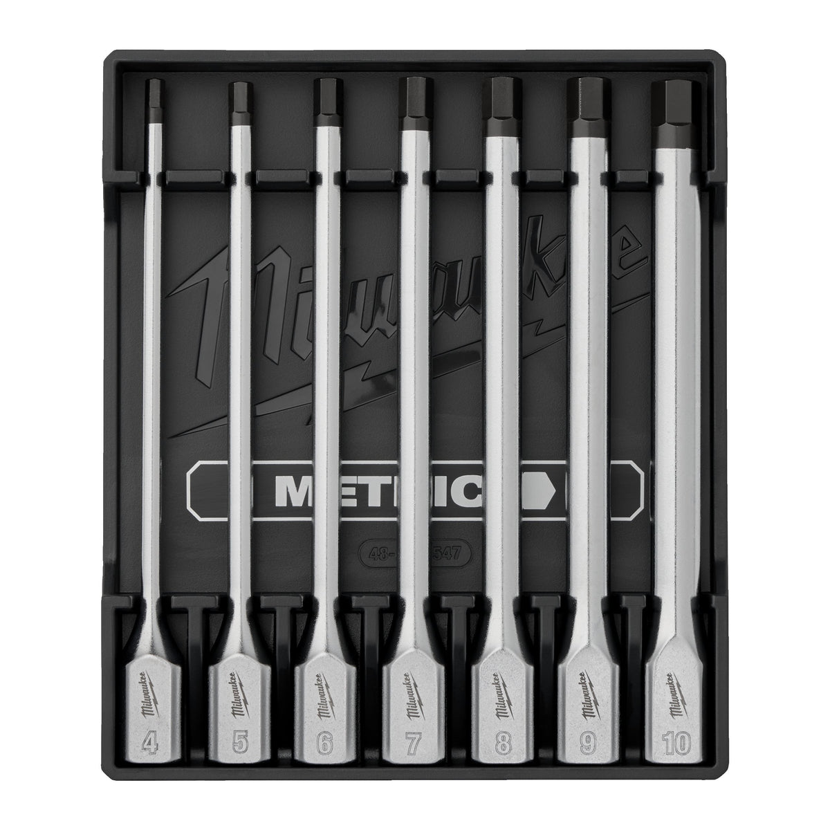 3/8'' Drive Metric Hex Long Bit Socket Set Milwaukee