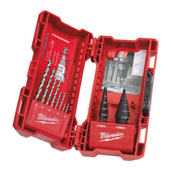 Prodotti Step & drill bit combo set (10 pc) Milwaukee