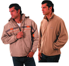 Chaquetones Anorak 3 en 1 beige con interior de forro polar talla XXL Vigor