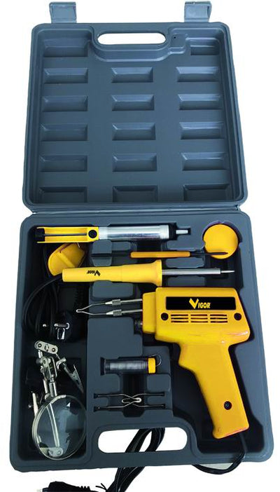 Saldatori Vigor Kit Valigia 9 Pezzi