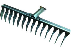 Rastrillos aporcadores de acero galvanizado, 14 dientes, Vigor