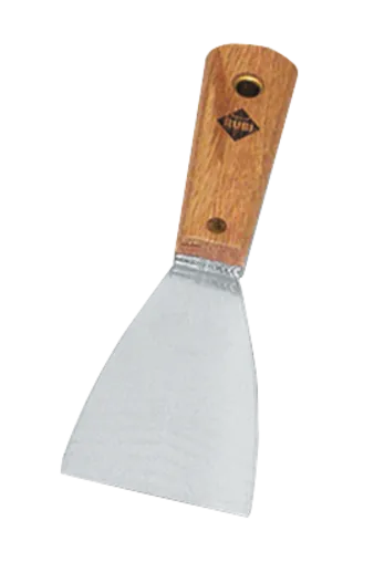 Rubi Spatole INOX per imbianchino manico in legno