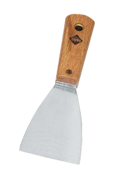 Spatole Inox per imbianchino manico in legno Rubi