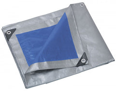 Lona con ojales plateada/azul Verdelook